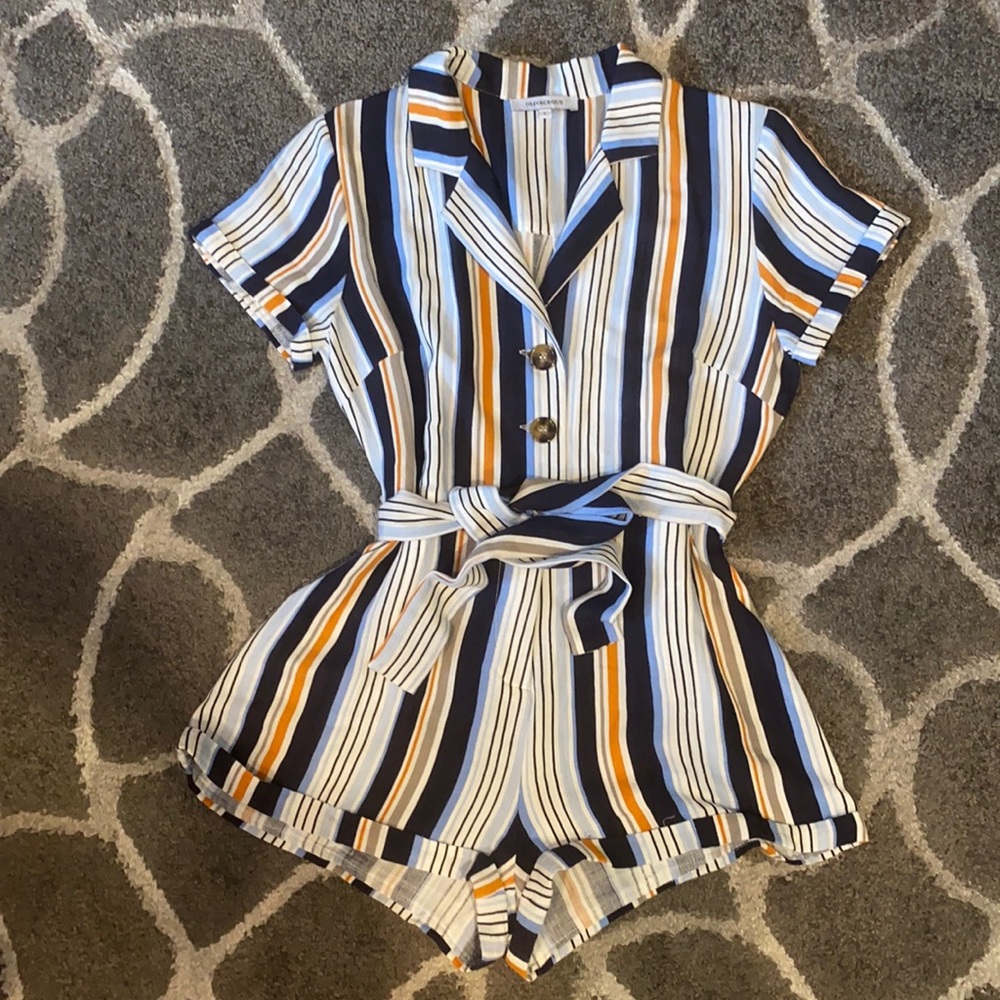 Striped Romper